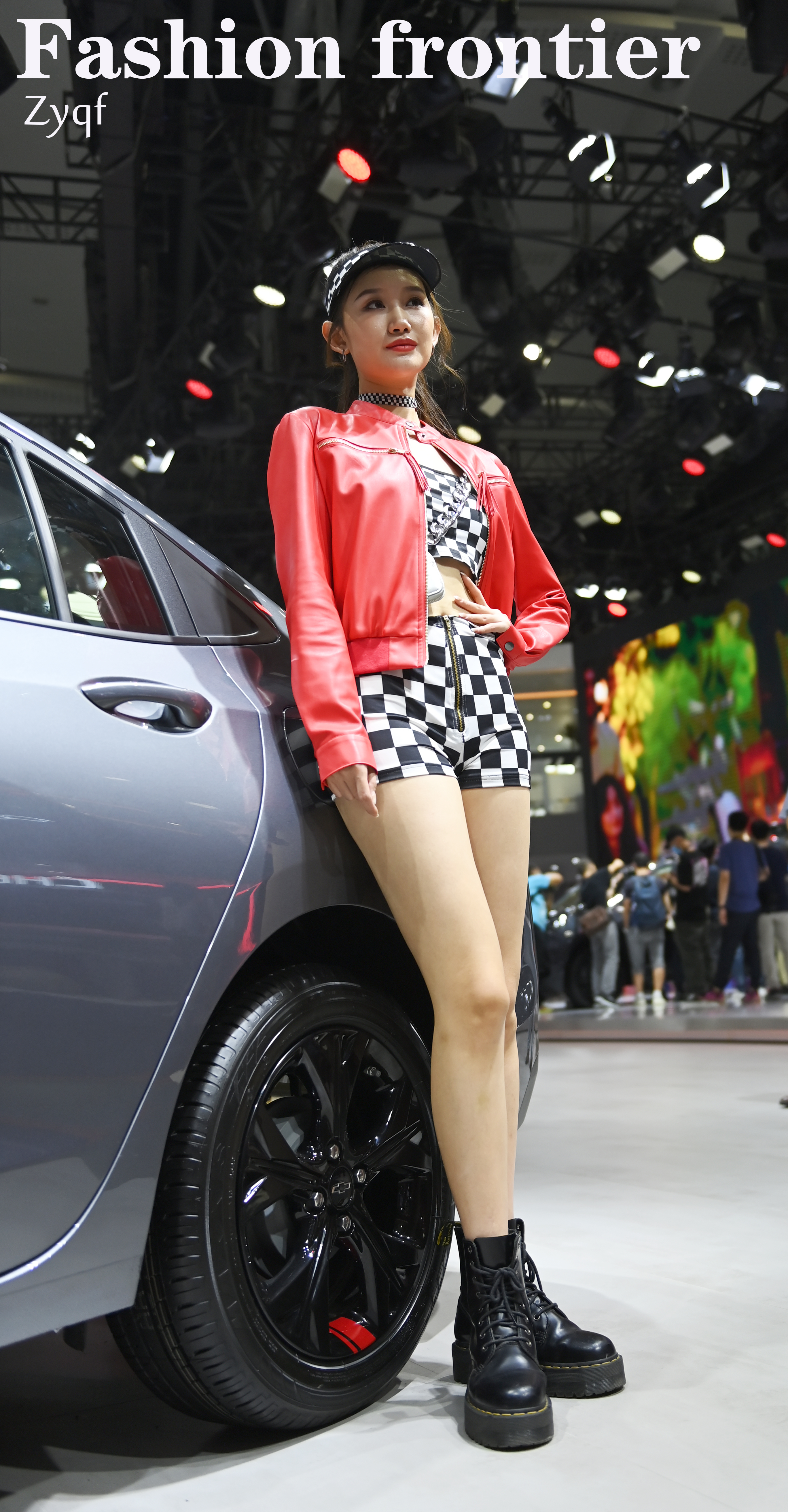 在车展上怎么给模特拍照,车展模特怎么拍摄视频