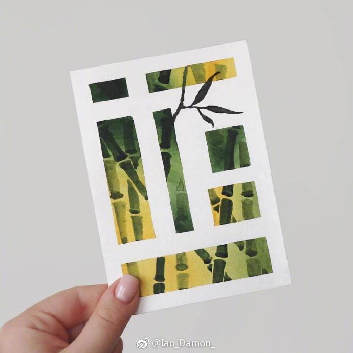 水彩配色卡图片,植物水彩配色大全