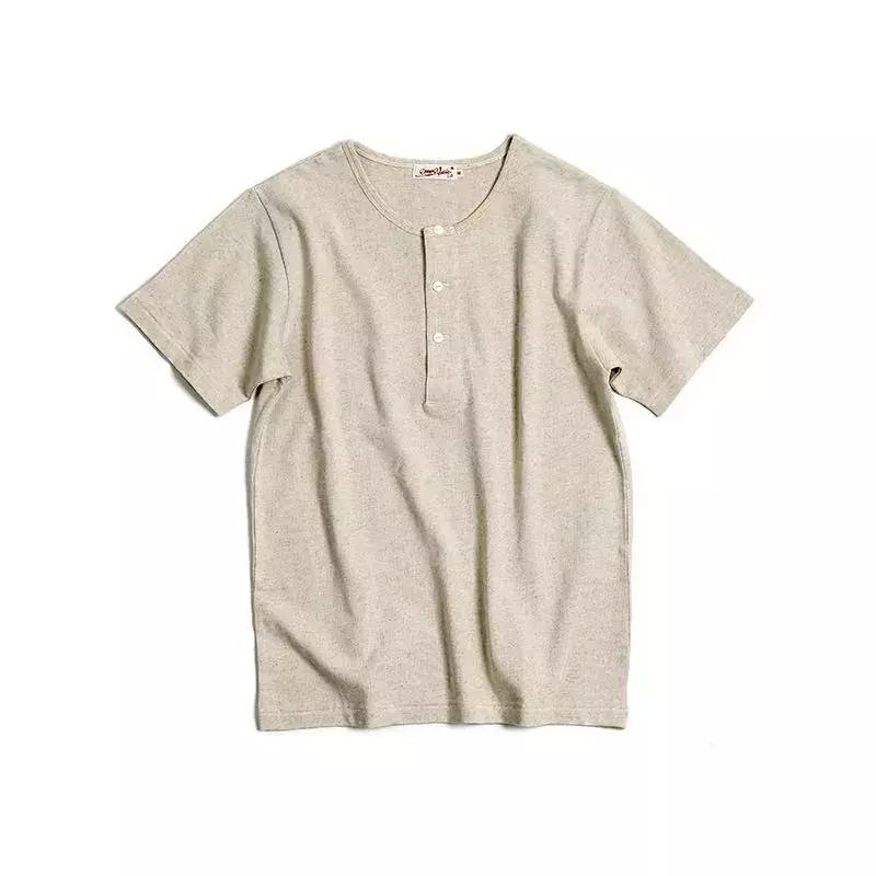 亨利领复古穿搭,高端男士亨利领中袖