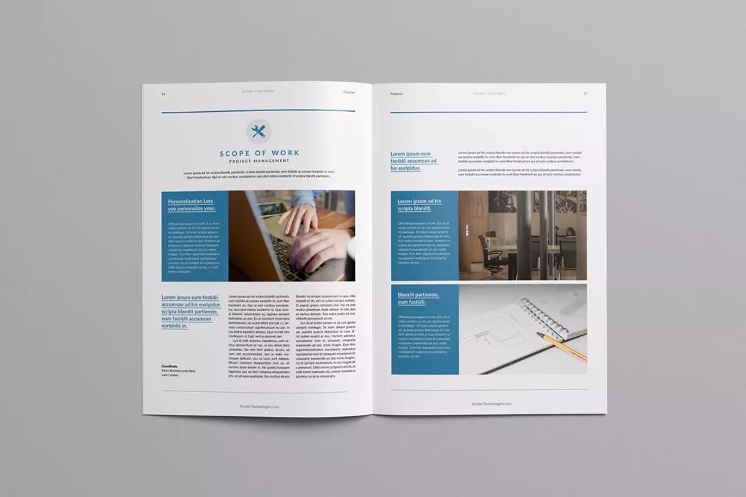 简约大气的企业宣传册／画册设计精选