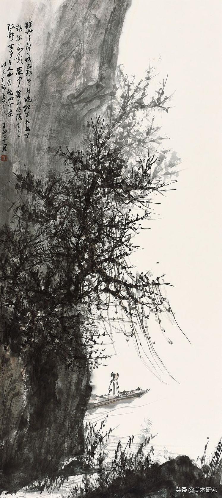 中国画与油画的艺术风格,浅谈写意风景油画