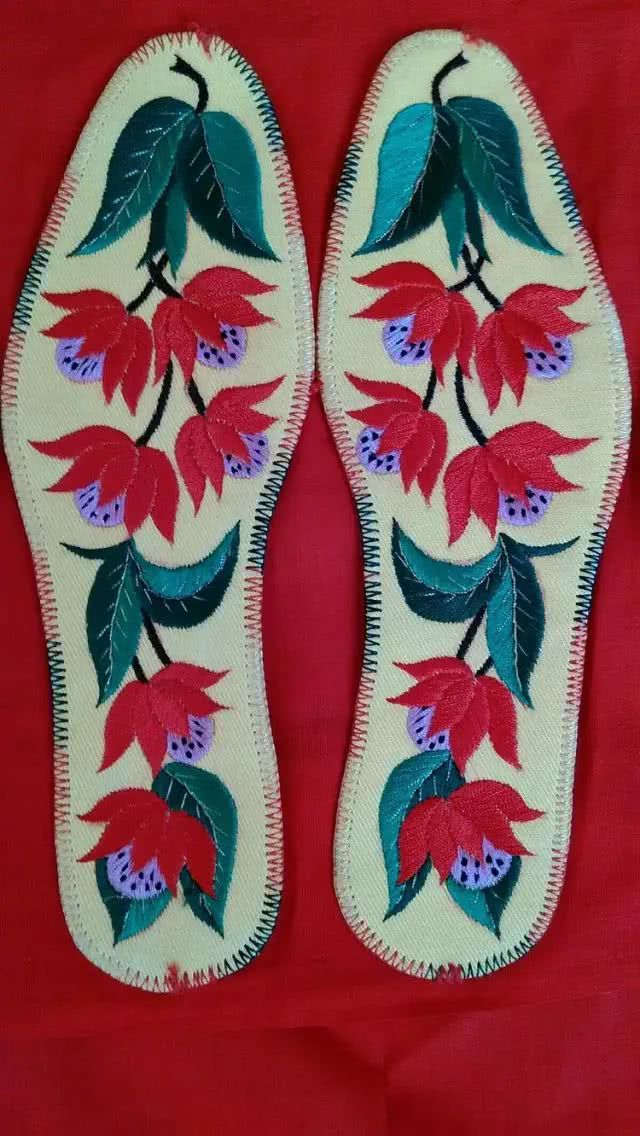 鞋垫图案360种大图超简单,最简单的十字绣鞋垫子图案