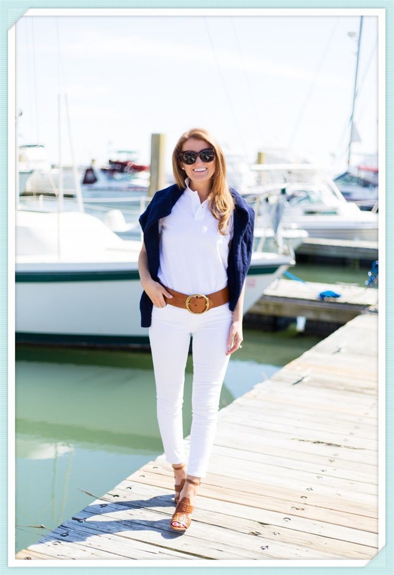 polo衫的常用搭配讲解,不懂穿搭蓝加黑