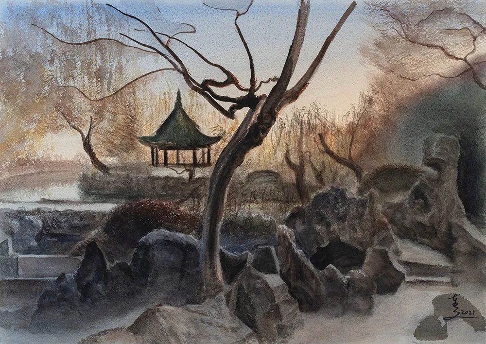 冼东文：寻找西施（蠡园情）