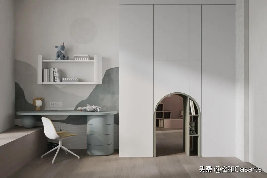 郑州带儿童房的三室一厅,三室儿童房设计图