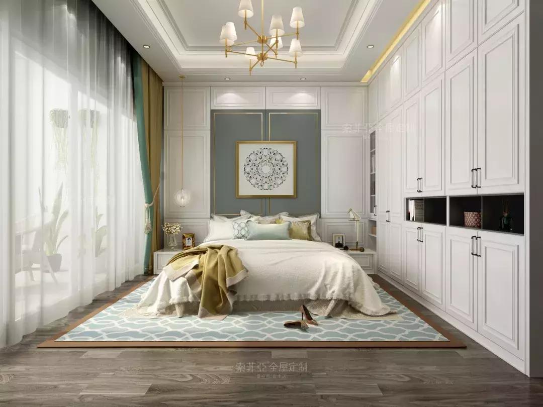 高级感满满的现代简欧风,有质感的装修风格主卧