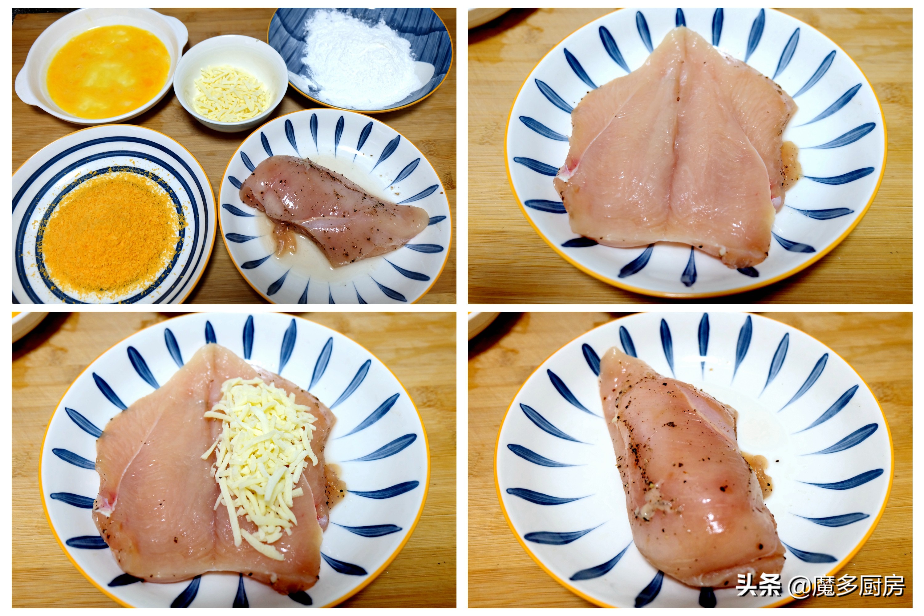 晒晒母女俩的家常午饭，清淡可口营养健康，炸鸡排不放油，好吃