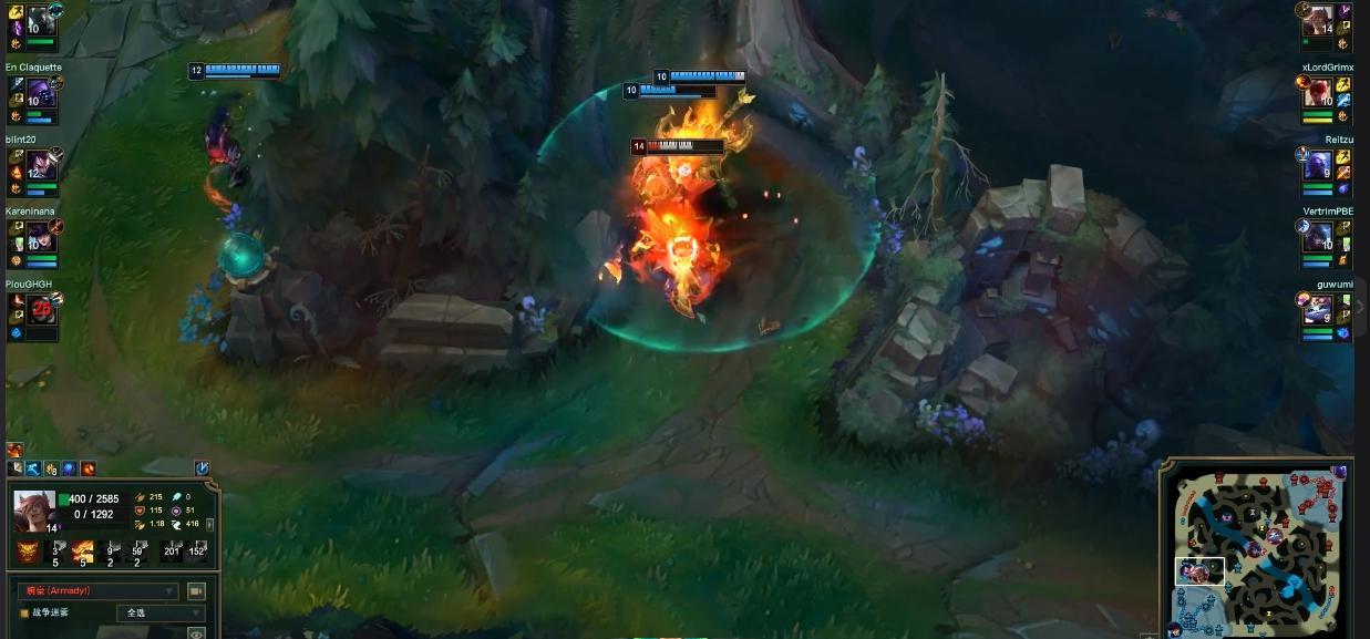 上单腕豪害怕什么英雄,美测服腕豪出装