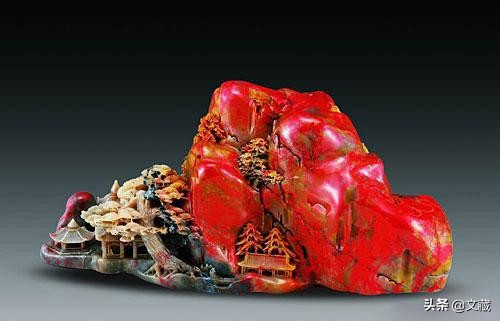 红宝石内蒙巴林鸡血石,极品紫红鸡血石