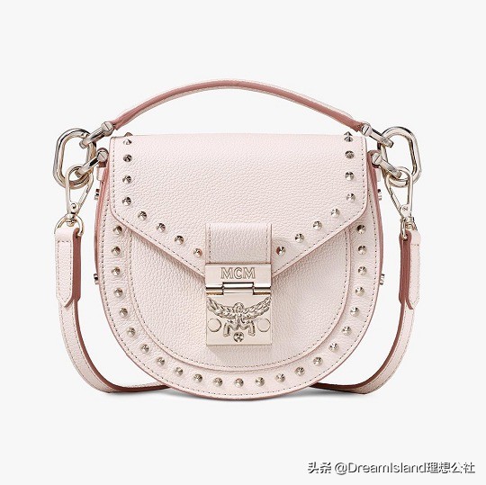 mcm中古包牛角包粉色,mcm秋冬值得入手的包