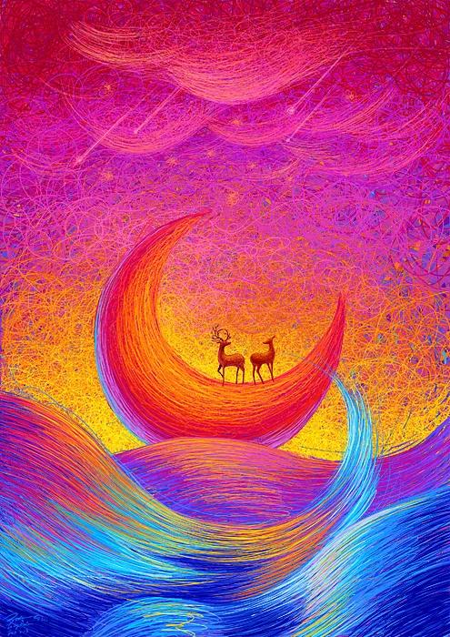 描摹梦境的魔术师,靠画“圈圈”火遍全网