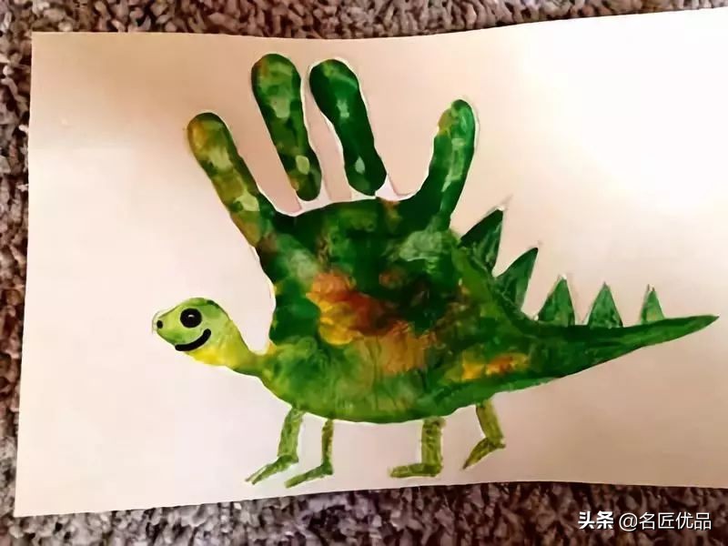 恐龙贺卡手工制作,纸盒手工制作大全创意幼儿园恐龙