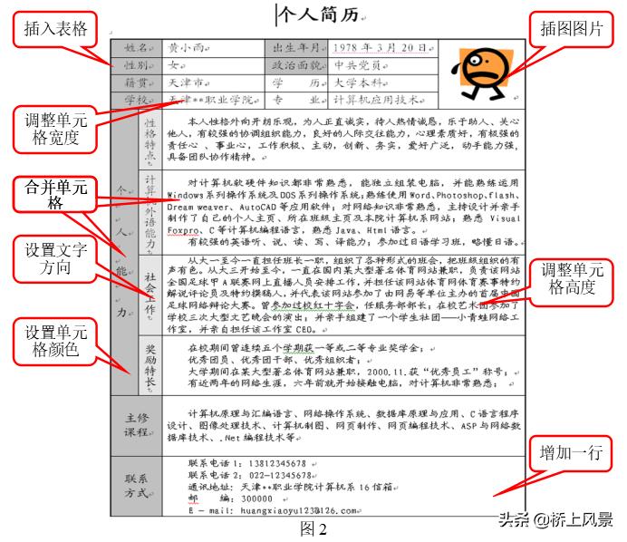word做个人简历手把手教你,如何在word中制作简历