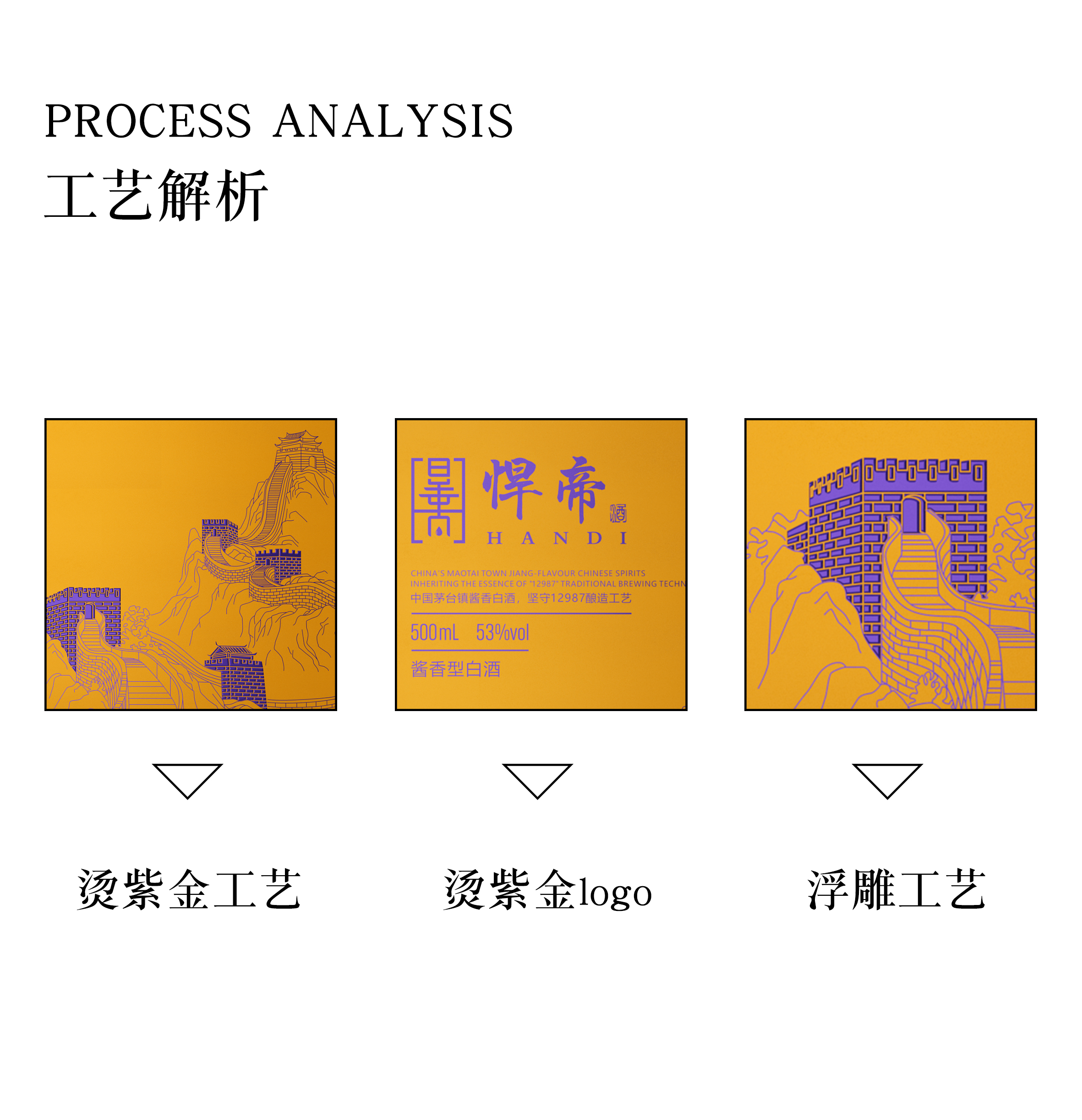 白酒包装设计|这些“帝王黄”轻奢酒包装，十足皇室风范
