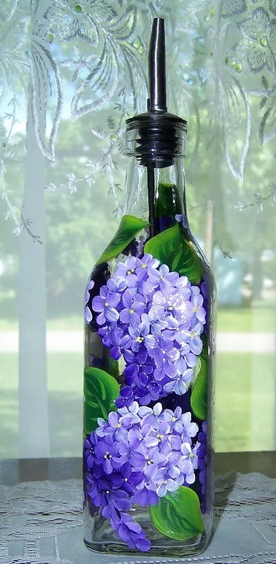 卡通彩绘瓶子作品图片,瓶子彩绘简单