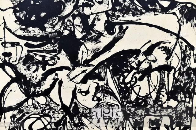 波洛克和杰克逊的画,美国画家杰克逊波洛克的作品