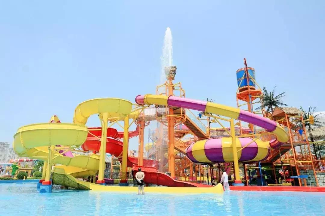 150000m²!天津欢乐谷的玛雅海滩水公园,真是太好玩了