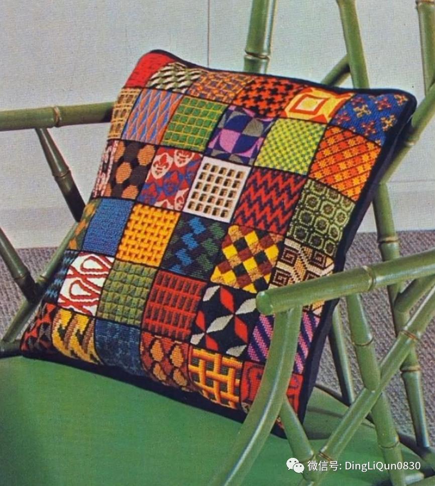 绣好的十字绣抱枕,十字绣新款圆形抱枕图案大全