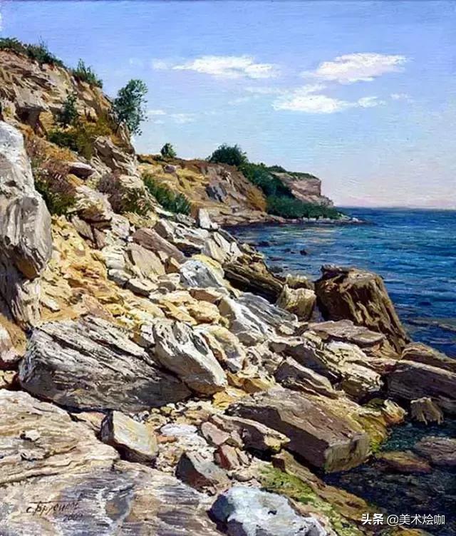 世界十大风景油画俄罗斯,俄罗斯油画大师笔下的雪景画作品