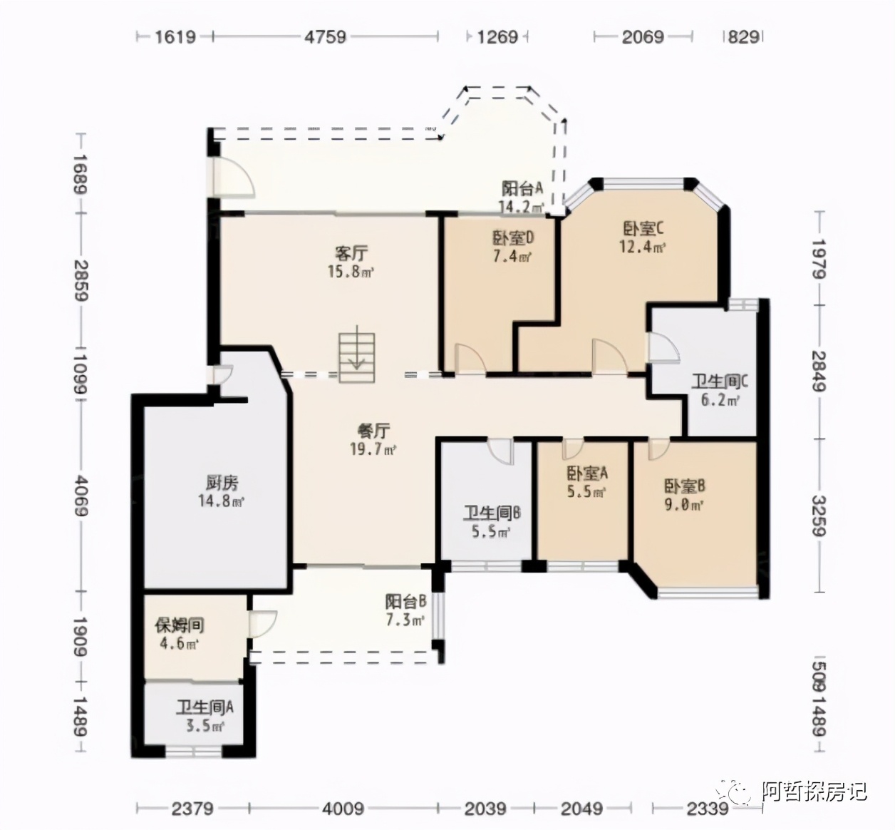 天河区豪宅排名,天河汇景新城别墅
