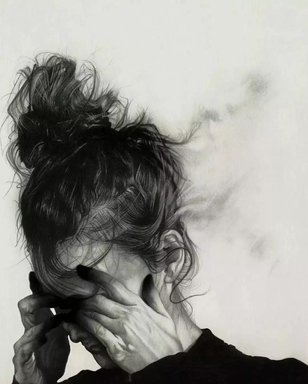 日本艺术素描画家,日本画家的素描作品