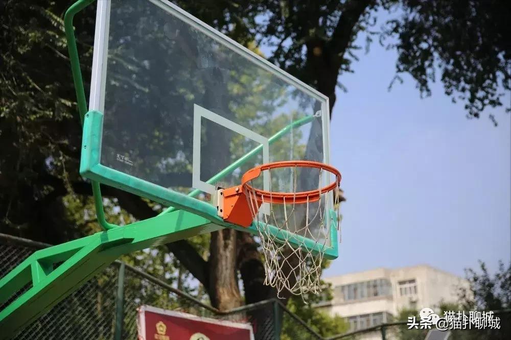 山东聊城室外篮球场,聊城篮球野球场