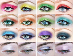 九种不同的眼影的上妆配色方法,眼影的正确涂法你学会了吗