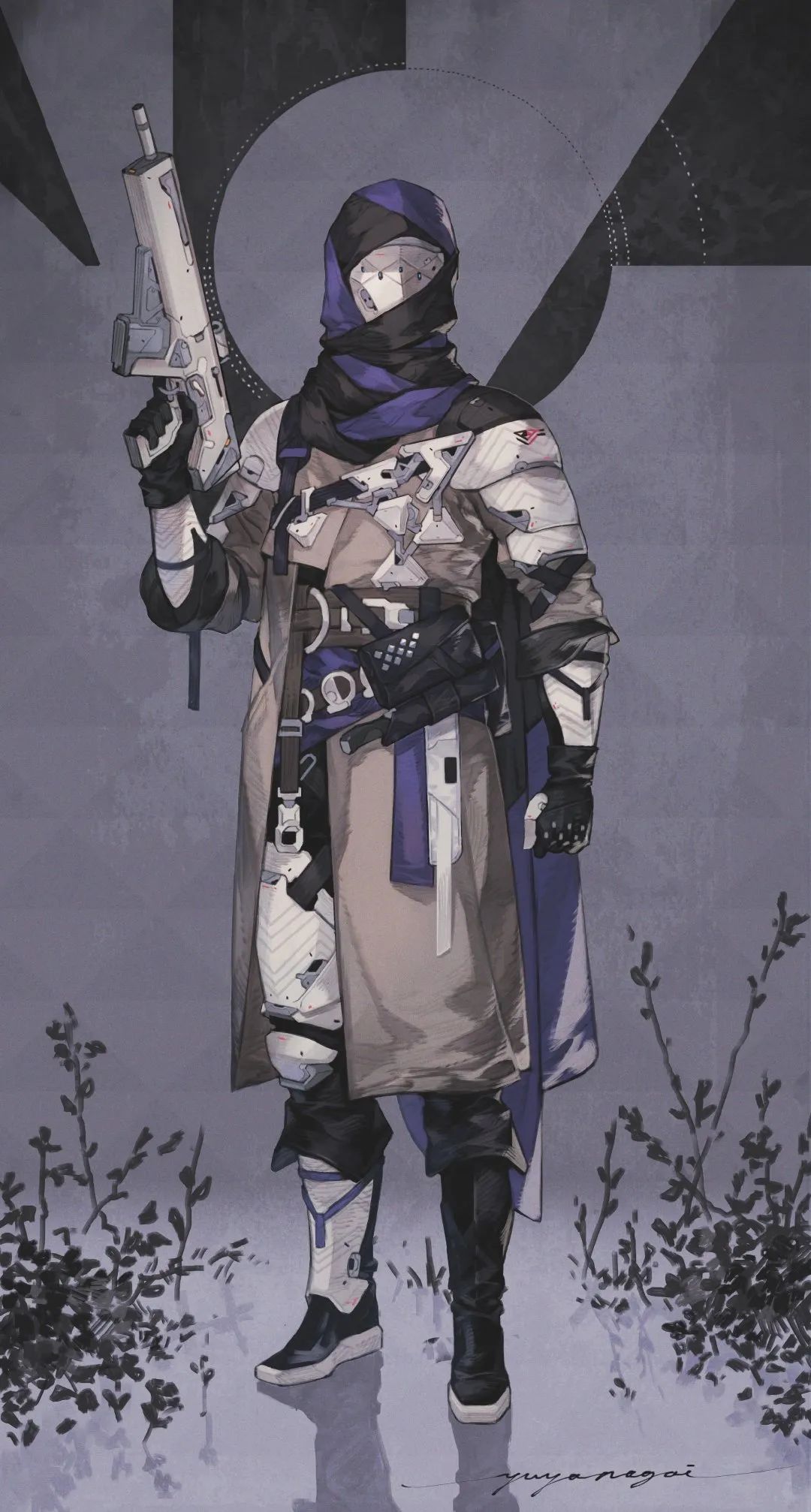 「绘画参考」​​​尼尔机械纪元画师永井悠也笔下游戏角色作品