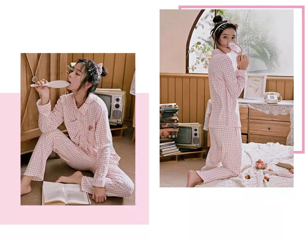 精致的姑娘，连睡衣都是颜值在线的，和闺蜜开睡衣派对