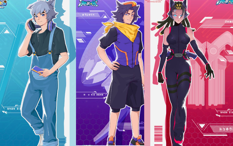 灰太狼次时代图片,灰太狼一家拟人化变身