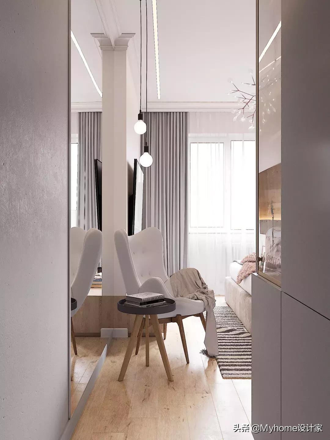 微甜低盐北欧风见过否？81m²绿抹茶色公寓，给你疗愈好心情！