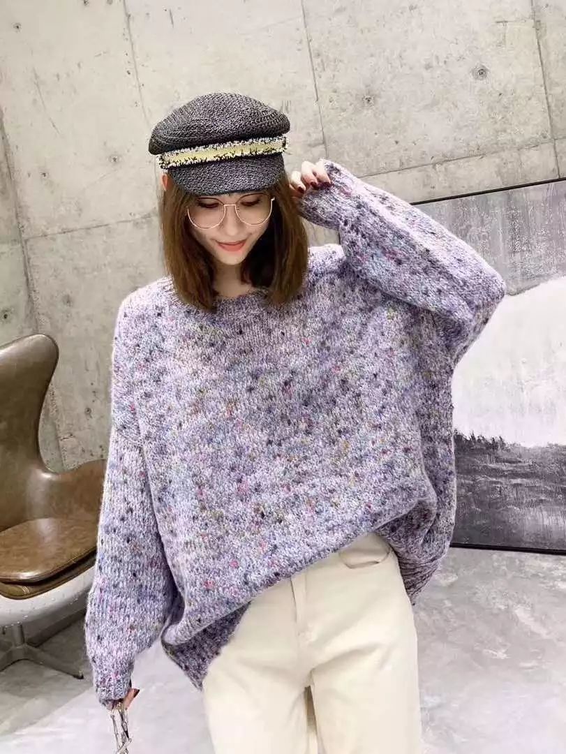 秋天穿针织衫高腰裤好看吗,秋天穿哈伦裤搭配什么上衣