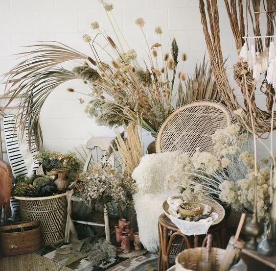 她用这种高颜值的干花装饰家里，隔壁邻居都惊叹不已