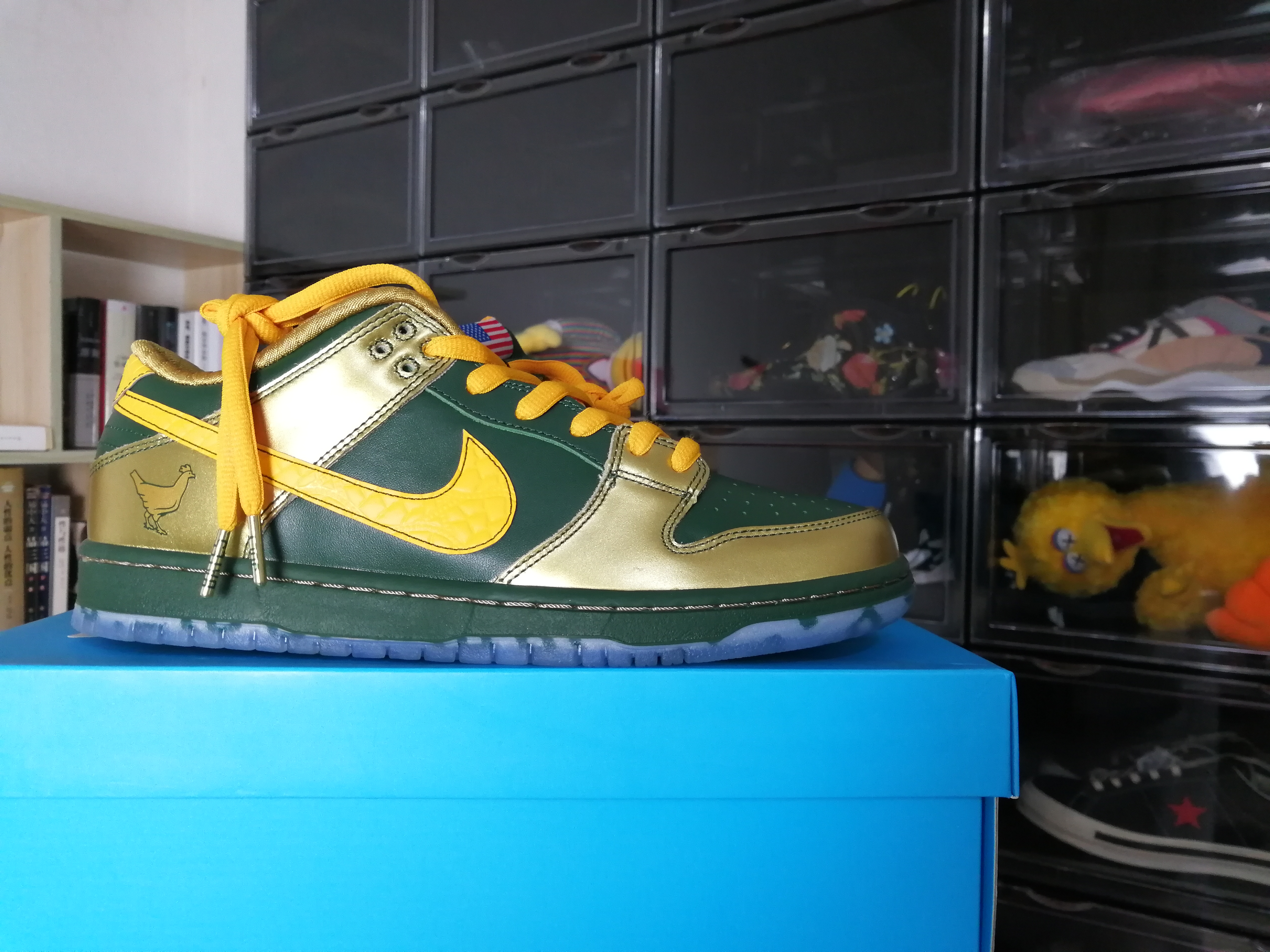 nikesbdunklowpro棕色红勾,nikesbdunklowpro紫金开箱