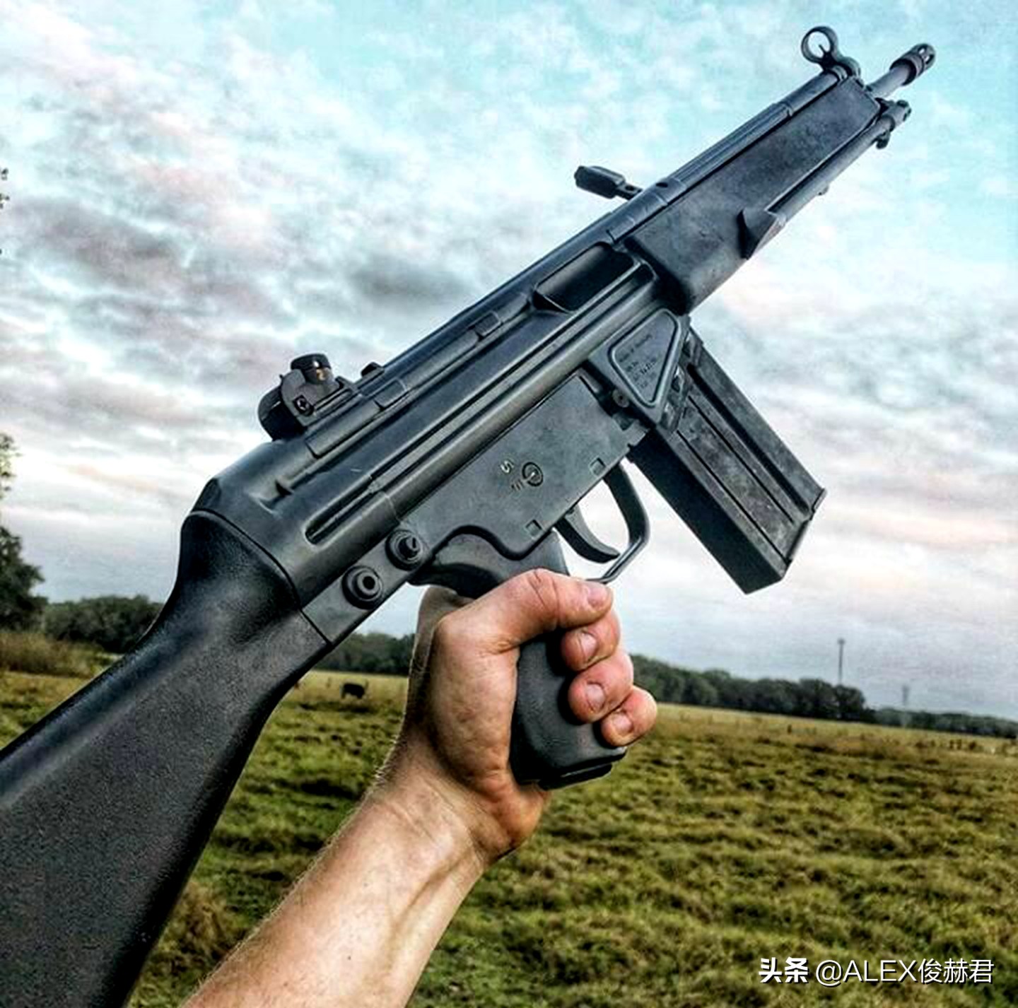 mp5冲锋枪和hk416步枪,德国步枪hk416