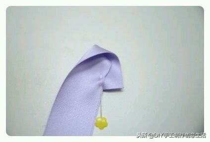 2.5厘米丝带古风蝴蝶结发饰教程,儿童古风丝带蝴蝶结发饰diy教程