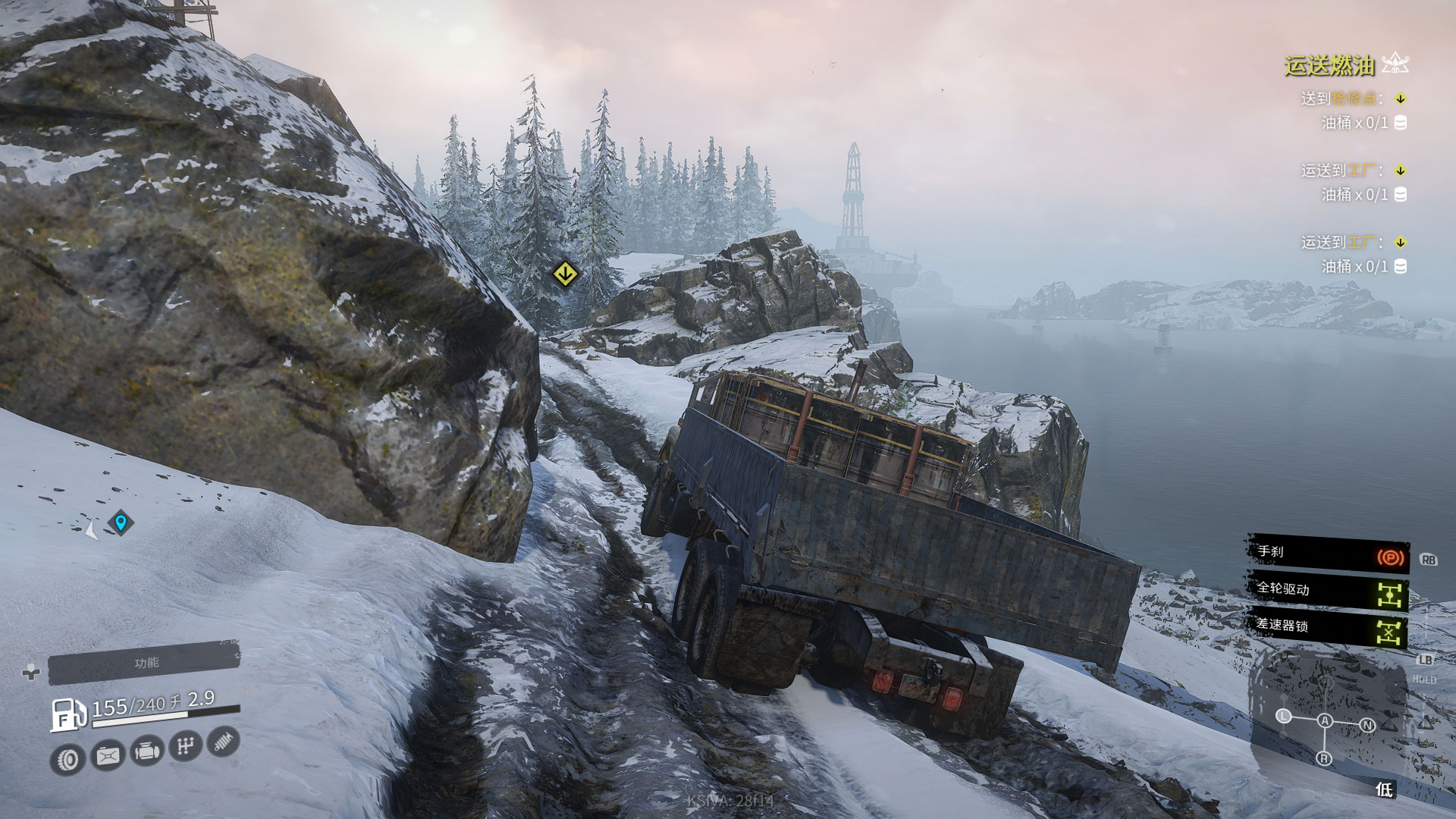 雪地奔驰游戏越野能力最强的车,游戏奔驰卡车测评