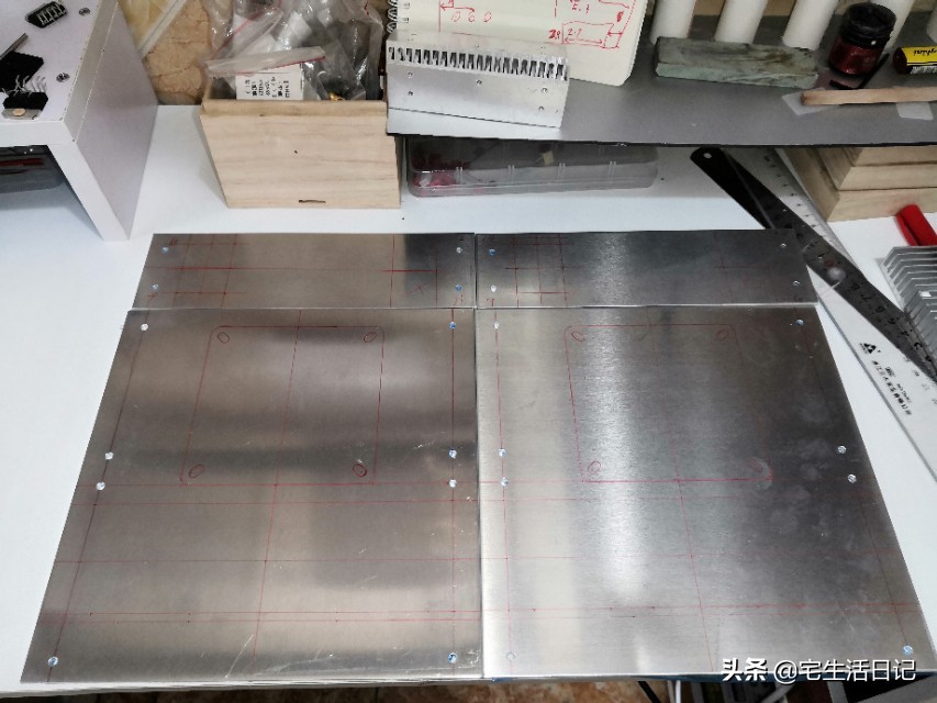 diy木制功放机箱,电脑外壳自制功放机箱