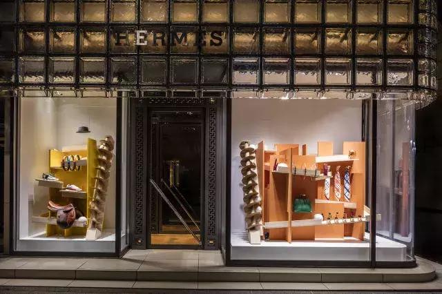 2016年成都爱马仕橱窗,爱马仕东京银座橱窗设计
