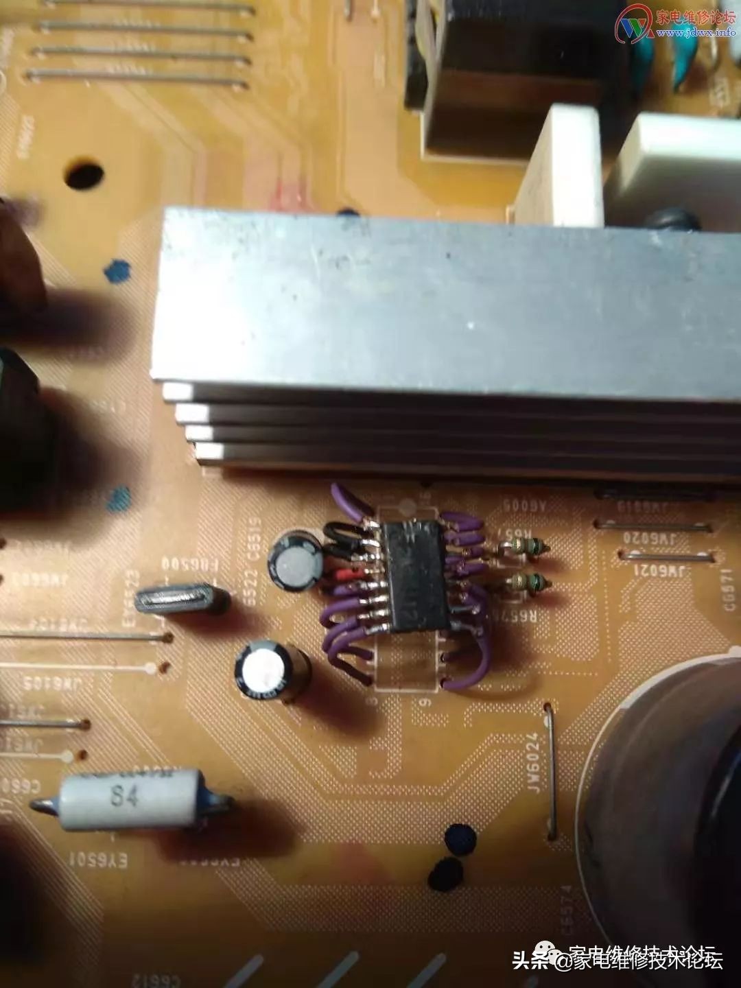 索尼电视主板故障检修,索尼电视维修闪灯故障代码