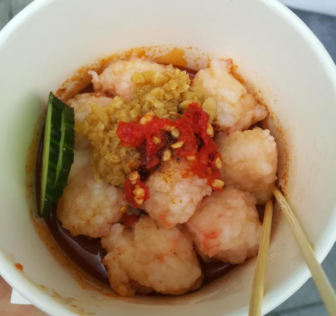 成都专门吃虾滑的店,成都小吃麻辣虾滑