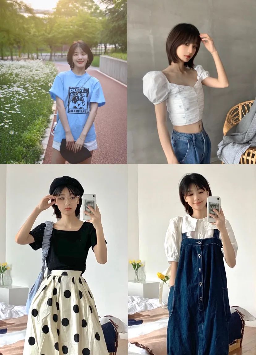 大圆脸型的女生适合剪短发,学生党剪短发适合大脸和长脸