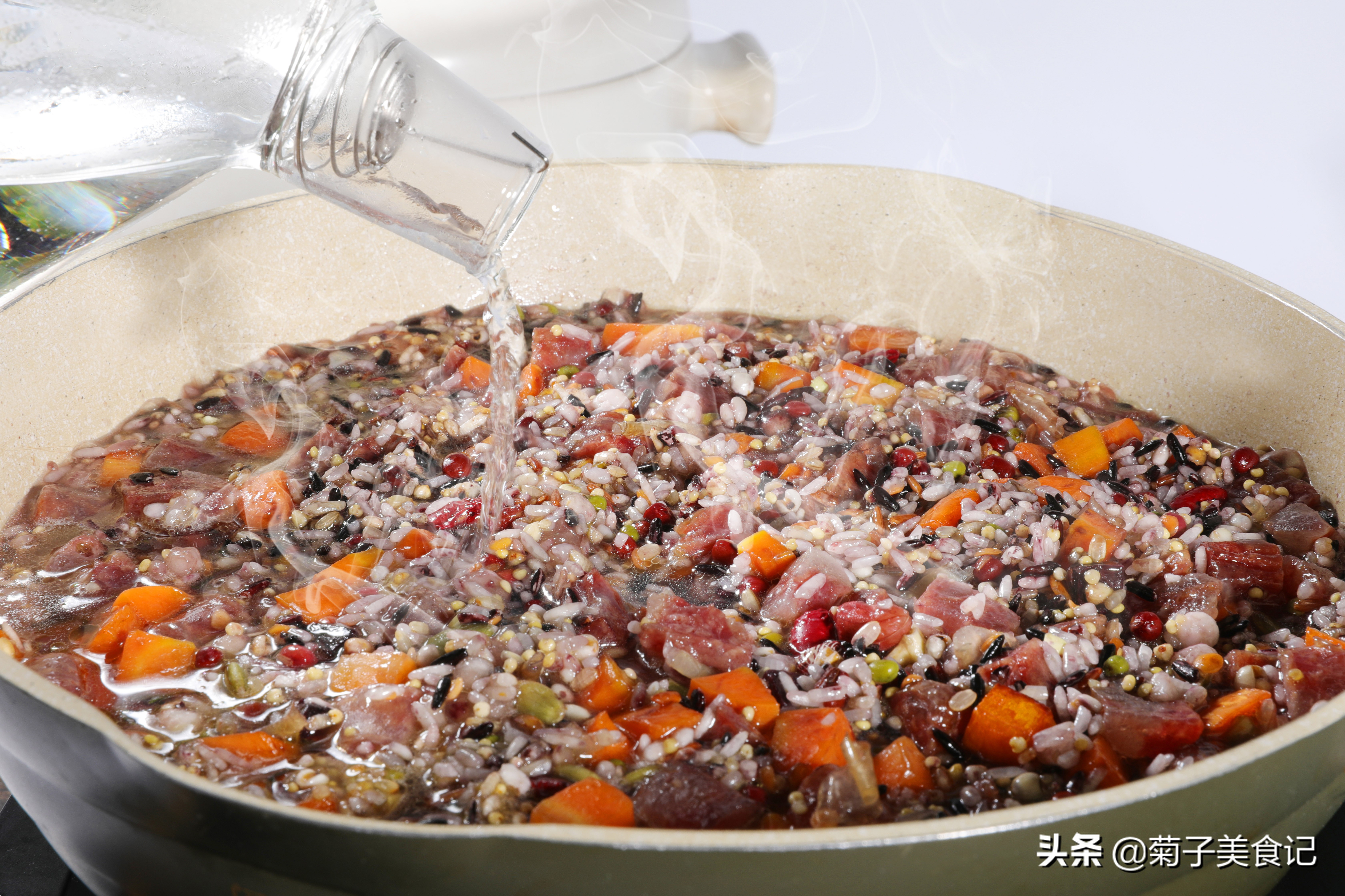 过年做腊肠,杂粮腊肠饭