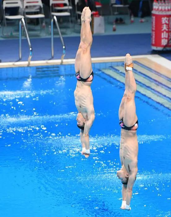 十四运会跳水比赛花絮,十四运跳水测试赛礼仪采访