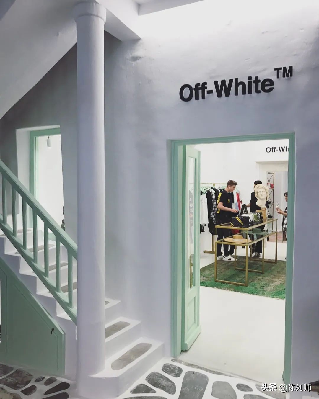 offwhite风格,白色品牌陈列搭配
