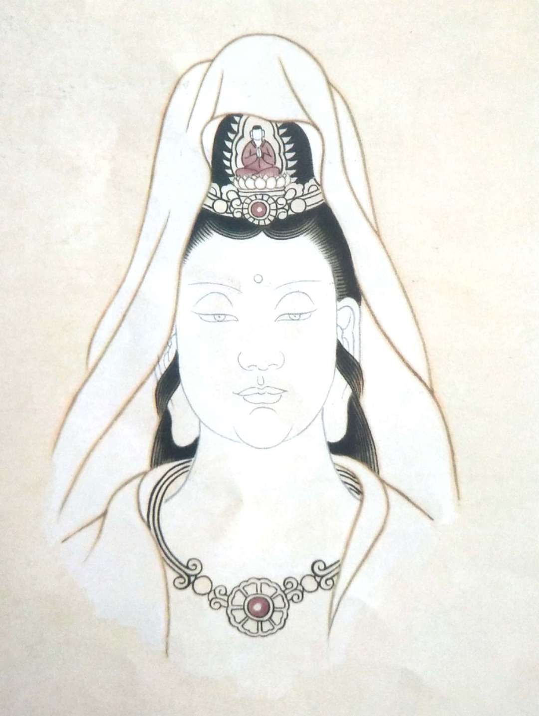 南无观世音菩萨图片国画,南无观世音菩萨绘画