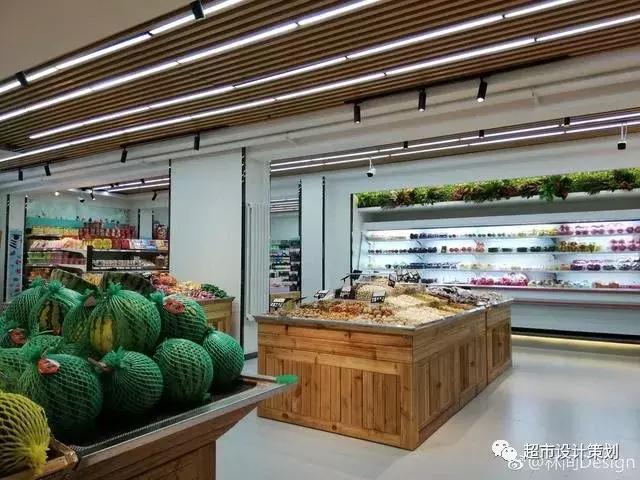 一组超市陈列图,超市肉品区陈列与摆放