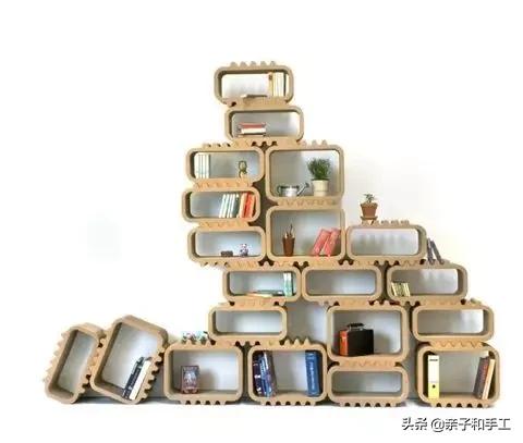 只用瓦楞纸就可以做出一件件家具,简直酷爆了