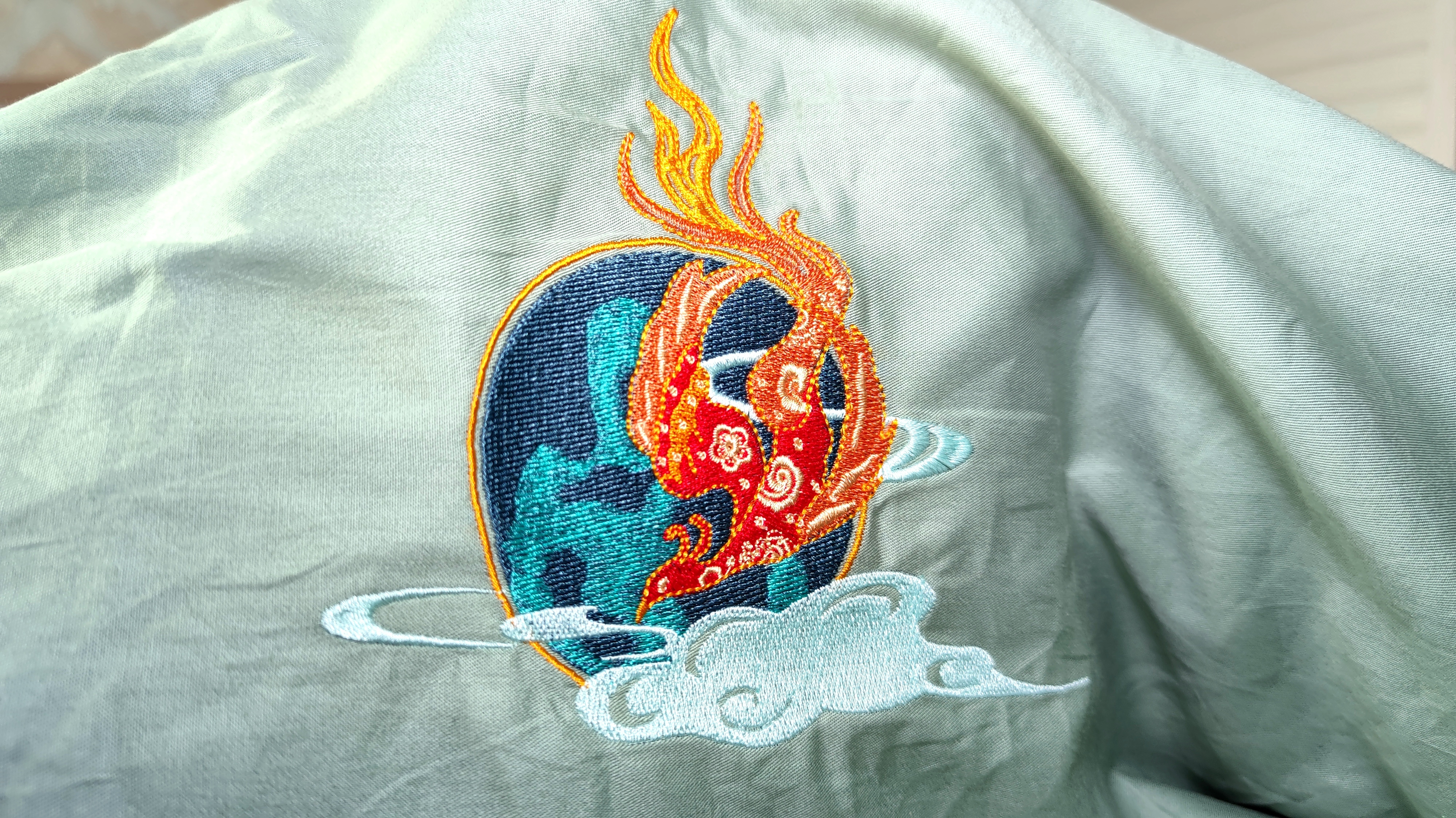 愉悦之家全棉凤舞九天四件套,愉悦之家全棉国风四件套