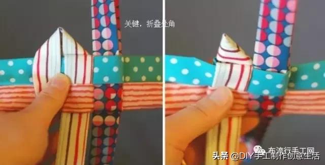 布艺拼布一定用得上的包边条教程，用一块布做一整条包边条，好省